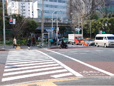 渋谷公証役場までの案内　駅前交差点